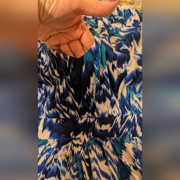 Chico's vneck sleeveless maxi dress size Large 12 - Picture 7 of 9